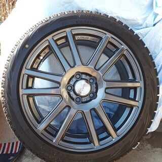 トヨタ８６、BRZ　スタッドレスタイヤ＆ホイール　４本　215／４５R17　　ワンシーズン使用　走行少　超美品