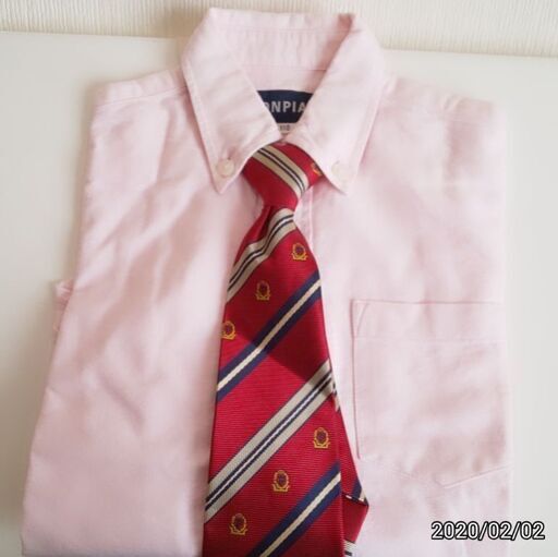 美品 ピンクのシャツ 110cm 赤のネクタイ チルチル 明石のキッズ用品 子供服 の中古あげます 譲ります ジモティーで不用品の処分