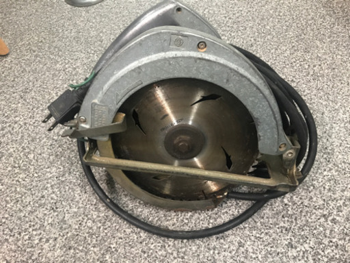 日立工機 185mm 丸のこ PS-7B マルノコ 動作品 電動工具 大工道具 中古