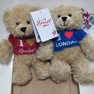 Hamleys 可愛い熊のぬいぐるみ 