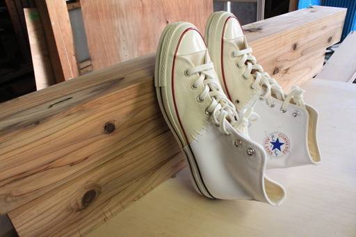 converse × Slam Jam ホワイト × 生成り 27cm