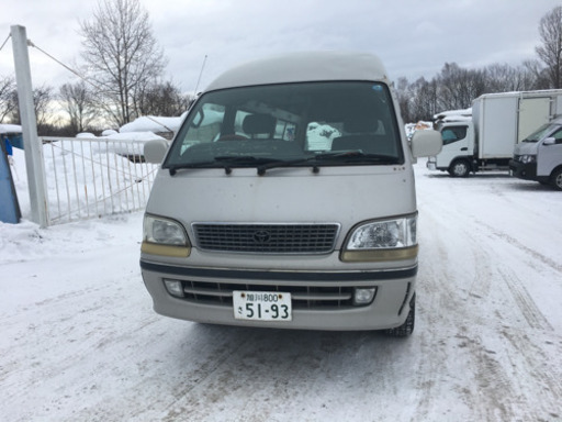 ハイエース 4wd 商談中 スーパーロング ハイルーフキャンピング 便利屋 旭川のハイエースの中古車 ジモティー