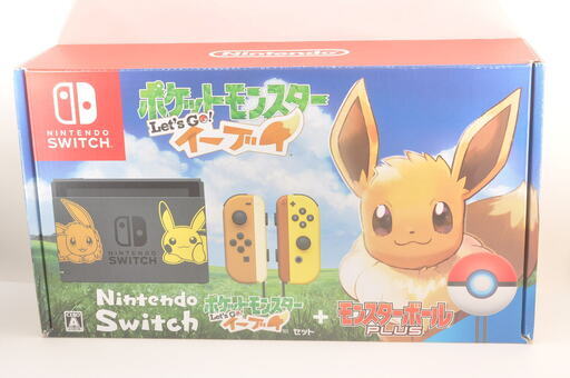 任天堂 Nintendo Switch ポケットモンスター Let's Go! イーブイセット (モンスターボール Plus付き) 開封　ほぼ未使用 スイッチ本体