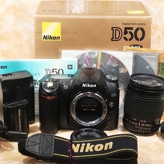 ★美品級＆金色元箱付き★ニコン D50 レンズセット