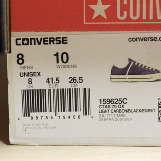 CONVERSE USA CT70 ローカット ライトカーボン 26cm CONVERSE USA CT70 ローカット ライトカーボン 26cm