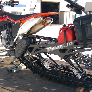 スノーバイクKTM450SX-F(2015)&ティンバースレッド137 スノーバイクKTM450SX-F(2015)&ティンバースレッド137