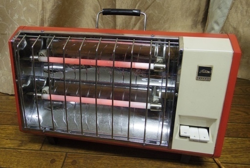 ※昭和レトロ家電※（稼働品）東芝 電気ストーブ　SR-665