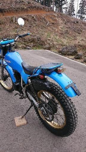 ホンダ TL125 フィールドトリッパー 白/青 前後タイヤほぼ新品