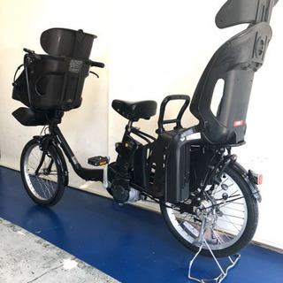 電動自転車　パナソニック　ギュットミニ　新型　20インチ 12ah パワフル　黒 パナソニック ギュットミニDX 20インチ 3人乗り 12ah 電動