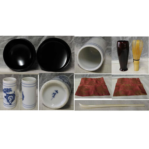 c611 茶箱 桑 野点セット 抹茶碗 仕服付き 棗 茶道具 c611 茶箱 桑 野点セット 抹茶碗 仕服付き 棗 茶道具