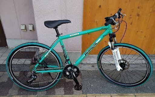 Bianchi ALCavallo[アルカヴァーロ]26吋 MTB Fサス/アルミ/27speed/Bianchiグリーン