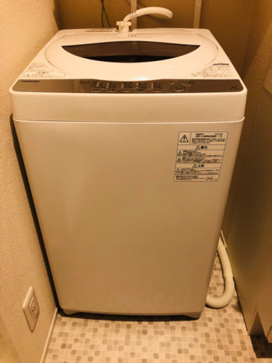 【3/13or14引き取り希望】2019年製   TOSHIBA 5.0kg全自動洗濯機