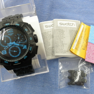 スウォッチ メンズ suib409 腕時計 黒色　札幌　西岡店