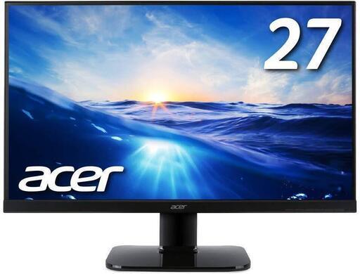 Acer モニター ディスプレイ KA270HAbmidx 27インチ フレームレス VA HDMI端子対応 スピーカー内蔵 ブルーライト軽減