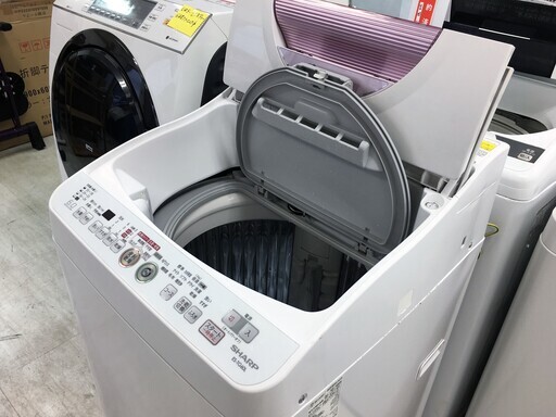 シャープ6.0K洗濯乾燥機　2014年製！！　分解クリーニング済み！！！
