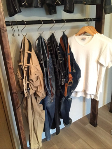 国内正規品 オーダーハンドメイド 北欧調ハンガーラック 賃貸物件でも設置可能 パイプmのみ 棚 ラック Ensenadaedc Org