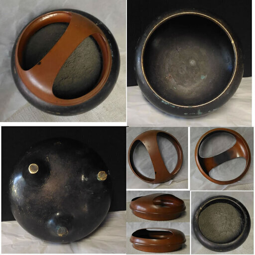 c063 銅器 香炉 三足 銅製 茶道具 香道具