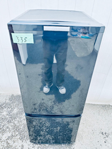2015年製 335番 MITSUBISHI✨ ノンフロン冷凍冷蔵庫❄️ MR-P15Y-B‼️