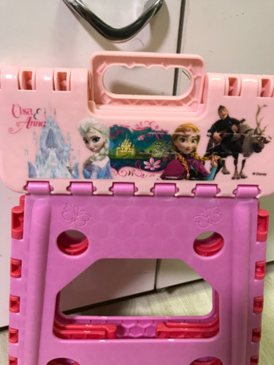 アナ雪 折りたたみ 踏み台 ステップチェア こしな 江戸川の生活雑貨の中古あげます 譲ります ジモティーで不用品の処分