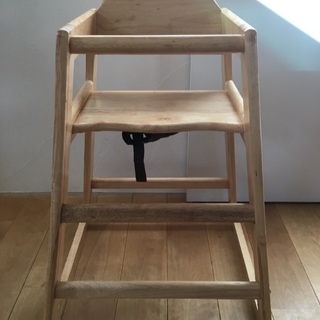 ハイチェアー　子供用椅子　ベビーチェア　木製　