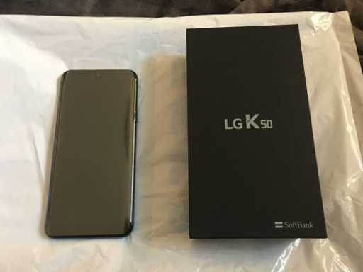 【取引完了】【新品未使用】SIMロック解除済 LG K50 スペースブルー