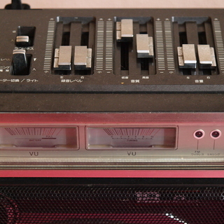 ラジカセ ビンテージ シャープ GF-505SB カセットNG