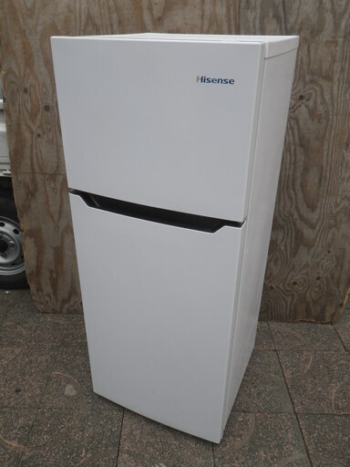 ■配達可■美品 Hisense ハイセンス 冷蔵庫 2ドア 120L 冷凍冷蔵庫 HR-B12A ホワイト 2016年製