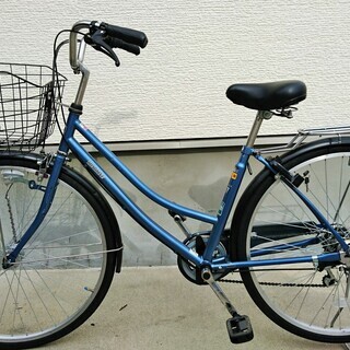 27インチ6段変速ギア・LEDライト付き通勤・通学自転車 msb.az