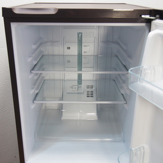 配達設置無料！おしゃれブラウンカラー ウォールナット 冷蔵庫 AL04