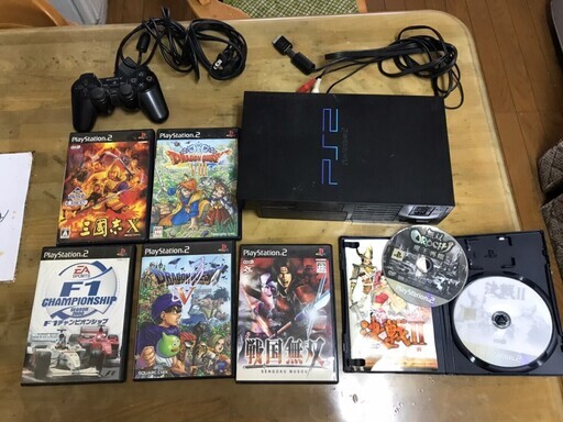 【動作確認済み】プレイステーション2本体 PS2 ソフトセット