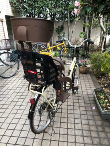 非電動　子供乗せ　オシャレデザイン自転車