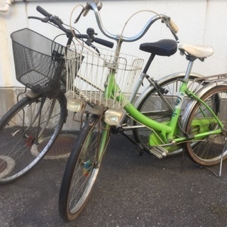 古い自転車ですが、もらってくれませんか