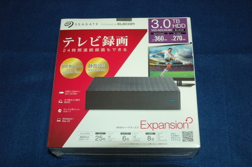 周辺機器 elecom 3.0tb hdd