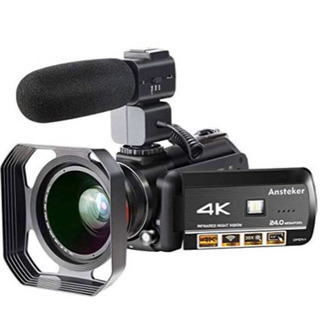 未使用　Ansteker 4Kビデオカメラ　ハンドムービー