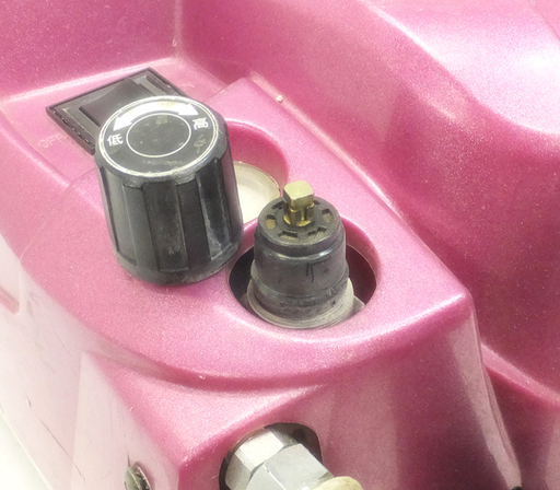 N0204C] 日立工機 常圧 高圧 エアコンプレッサーEC1430H2 動作品