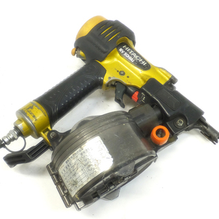 N0204B] 配送 日立工機 50mm 高圧ロール釘打機 NV50HMJ 動作品 エアー工具 