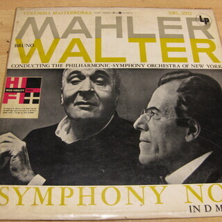 44【LPレコード】グースタフ・マーラー｢交響曲第一番　ニ長調｣