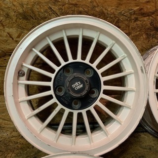 SPACE CREW V-2 15インチ6.5J5HPCD114.3+23 社外ホイール 4本 旧車ホイール　(HB151) クレジットカード QR決済可能