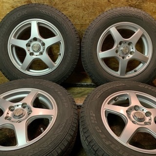 【HANKOOK DynaPro HP 175/80R15】夏タイヤ 4本 バリ溝 2012年製【Weds Treffer 15インチ5J5HPCD114.3+50】テリオスキッド等　(TT45) クレジットカード QR決済可能