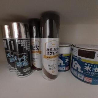新品ペンキ4本＆2缶で￥2000