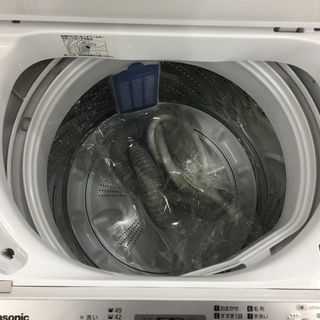安心の1年保証付き！Panasonic 6.0kg 50Hz/60Hz 全自動洗濯機【トレファク