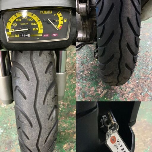 ♪スーパージョグZR　3YK　前後タイヤバリ山♪　50ｃｃ♪良質ＷＡＫＯＳ製品で清掃済み/配達可♪ ♪スーパージョグZR 3YK 前後タイヤバリ山♪ 50cc♪良質WAKOS