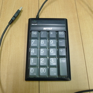 バッファローUSBテンキーボード BTKU02BKA