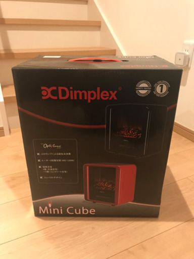 2/7値下げ！ 新品 Dimplex オプティフレーム Mini Cube ミニキューブ MNC12RJ 電気ヒーター 暖炉 イルミネーション