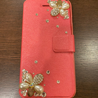 iPhone 8 ケース　⑥ ピンク　花