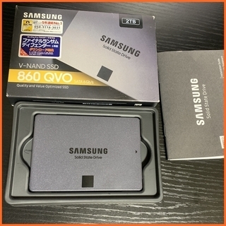 SAMSUNG SSD 2.0TB 860 QVOシリーズ ② 使用時間0時間 こちらはほぼ新品