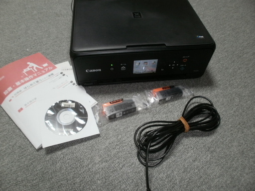 キャノンプリンタ　PIXUS　TS5030　美品　未使用互換インク（大小2本）のおまけ付