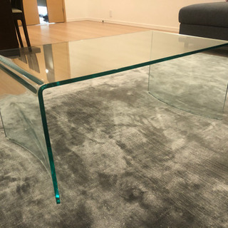 コーヒーテーブル ガラステーブル センターテーブル 強化ガラス