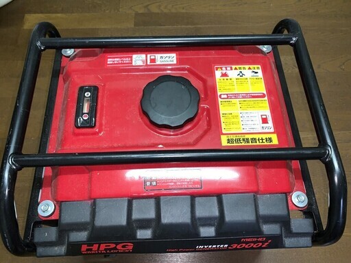 底値下げ】☆美品；ハイパワー低燃費インバータ発電機