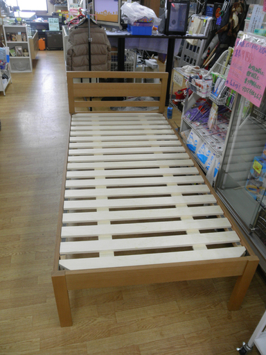シングルベッド© すのこベッド マットレス付き 幅：980㎜ 札幌  西岡店